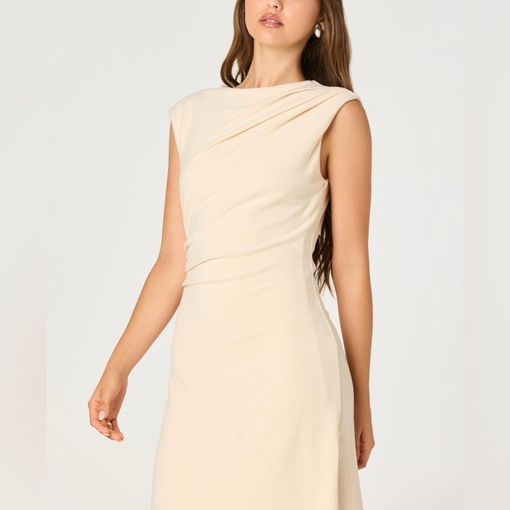 ASTR THE LABEL HACCI BUTTERCREAM MIDI DRESS - Picture 6 of 8